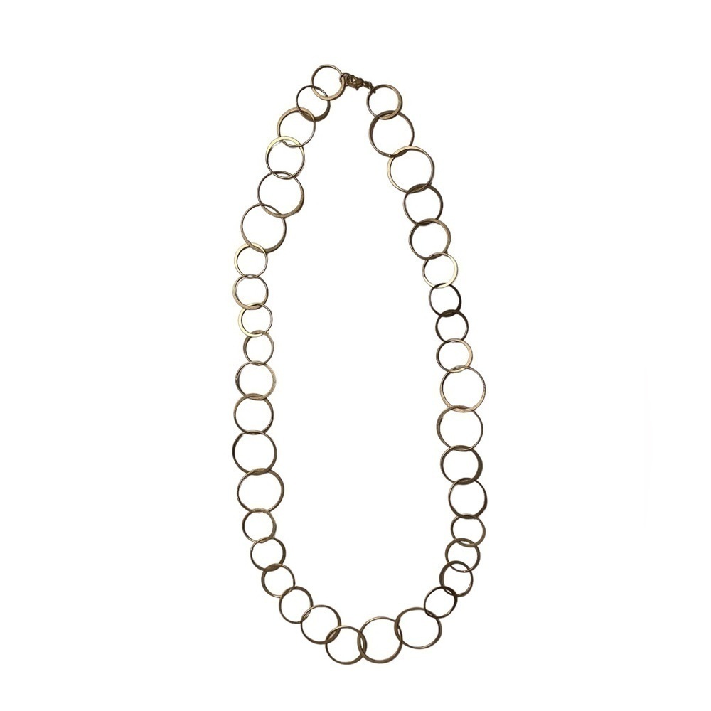 Matte gold necklace